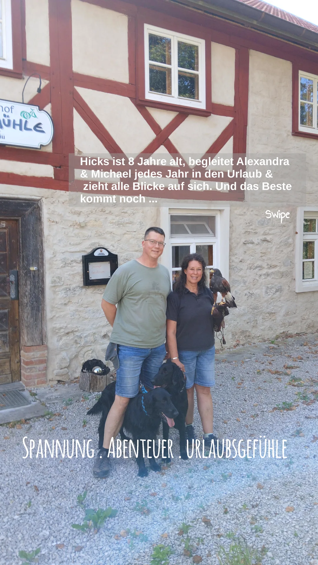 Hicks sorgt für Aufsehen am Campinglatz