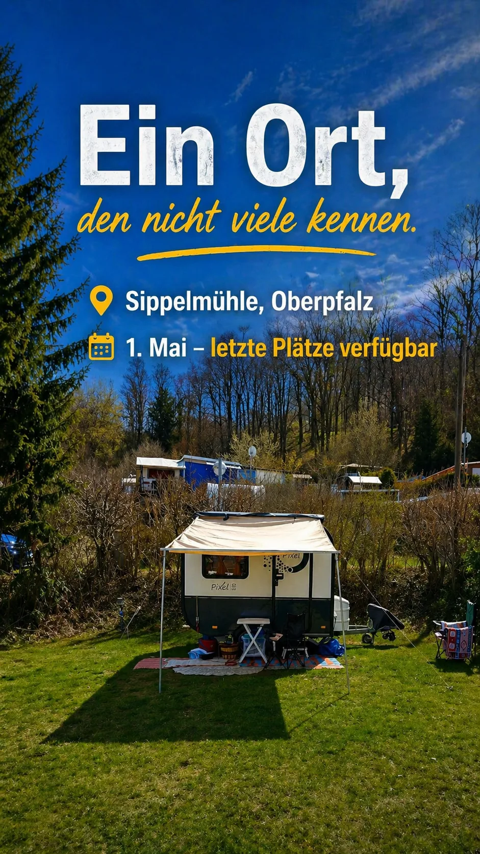 Beitragsbild: Camping Bayern Oberpfalz: Ruhe & Natur am 1. Mai genießen
