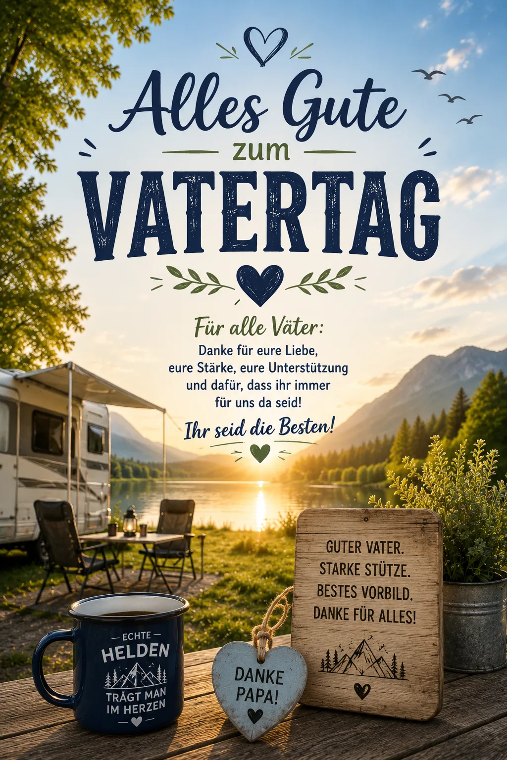 Beitragsbild: Vatertag auf dem Campingplatz – Natur, Camping & Erholung genießen