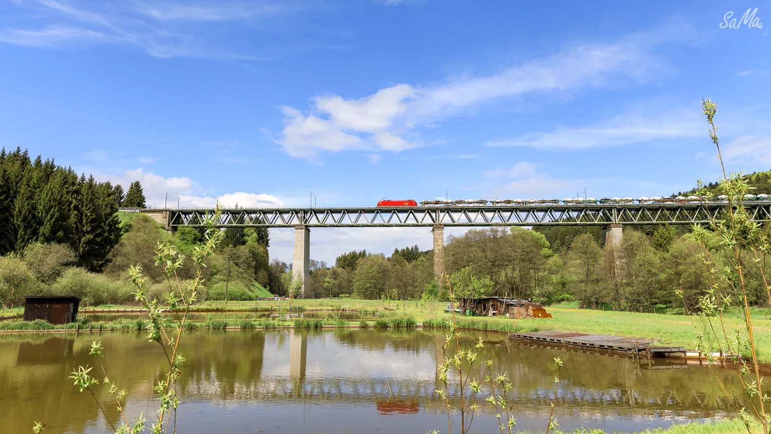 Kartenbild zur Wanderroute: Weg 1871-Eisenbahnbrücke.